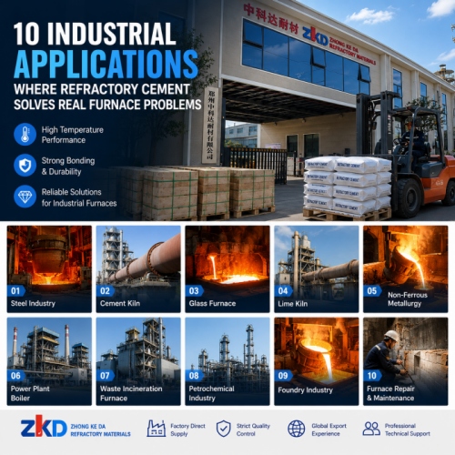 10 Industrial Applications Where Refractory Cement Solves Real Furnace Problems